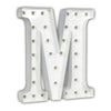 24” Letter M Lighted Marquee Letters (White Gloss)