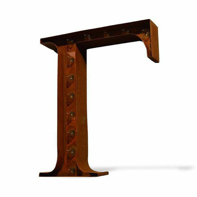 Marquee Letter Lights - 24" Greek Letters Vintage Lighted Marquee Letters (Rustic)