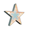 Marquee Symbol Lights - One Foot Small Star Vintage Marquee Sign (White Finish)