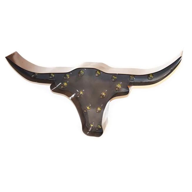 Texas Longhorns Vintage Marquee Lights Sign (Rustic)