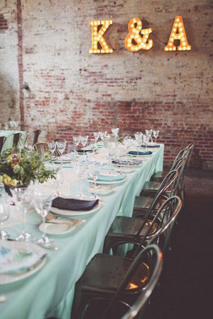 FIVE TIPS FOR DECORATING WITH MARQUEE LIGHTS