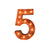 12” Number 5 (Five) Sign Vintage Marquee Lights