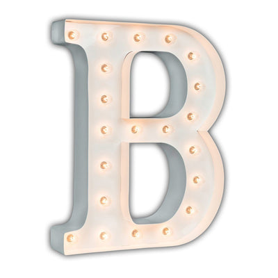 24” Letter B Lighted Marquee Letters (White Gloss)