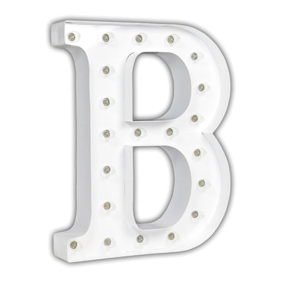 24” Letter B Lighted Marquee Letters (White Gloss)