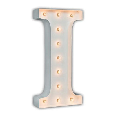 24” Letter I Lighted Marquee Letters (White Gloss)