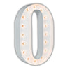 24" Marquee Letter Lights - 24” Letter O Lighted Marquee Letters (White Gloss)