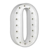 24" Marquee Letter Lights - 24” Letter O Lighted Marquee Letters (White Gloss)