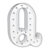 24” Letter Q Lighted Marquee Letters (White Gloss)