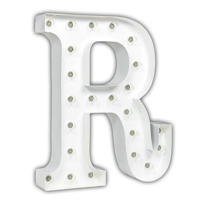 24” Letter R Lighted Marquee Letters (White Gloss)