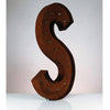 36" Marquee Letter Lights - 36” Letter S Lighted Vintage Marquee Letters (Rustic)