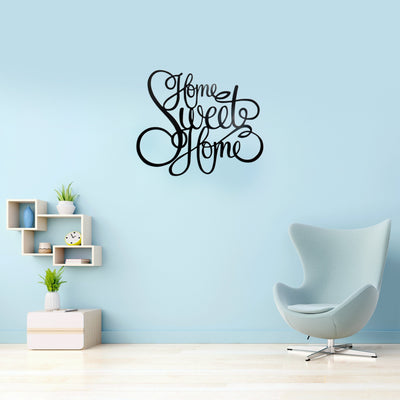 Home Sweet Home - Laser Cut Metal Wall Decor Sign
