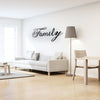 Family - Laser Cut Metal Wall Decor Sign