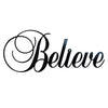 Believe - Laser Cut Metal Wall Decor Sign