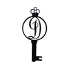 Monogram Alphabet Keys - Laser Cut Metal Wall Decor Sign