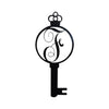 Monogram Alphabet Keys - Laser Cut Metal Wall Decor Sign