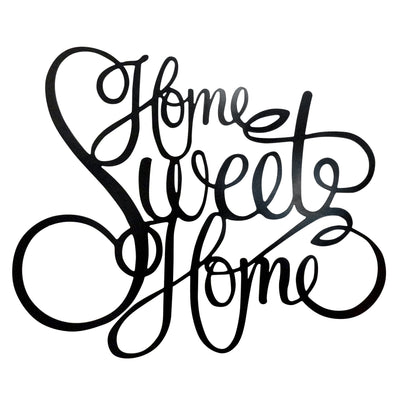 Home Sweet Home - Laser Cut Metal Wall Decor Sign