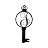 Monogram Alphabet Keys - Laser Cut Metal Wall Decor Sign