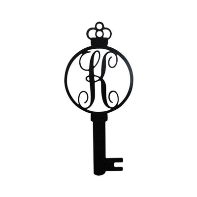Monogram Alphabet Keys - Laser Cut Metal Wall Decor Sign