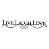 Live Laugh Love - Laser Cut Metal Wall Decor Sign