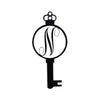 Monogram Alphabet Keys - Laser Cut Metal Wall Decor Sign