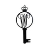 Monogram Alphabet Keys - Laser Cut Metal Wall Decor Sign