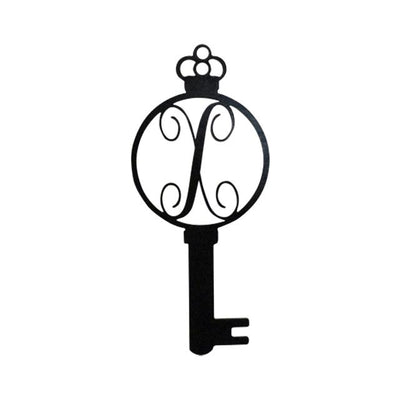 Monogram Alphabet Keys - Laser Cut Metal Wall Decor Sign