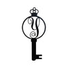 Monogram Alphabet Keys - Laser Cut Metal Wall Decor Sign