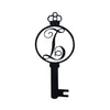 Monogram Alphabet Keys - Laser Cut Metal Wall Decor Sign