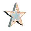 Marquee Symbol Lights - 24” Star Vintage Marquee Lights Sign (White Gloss)