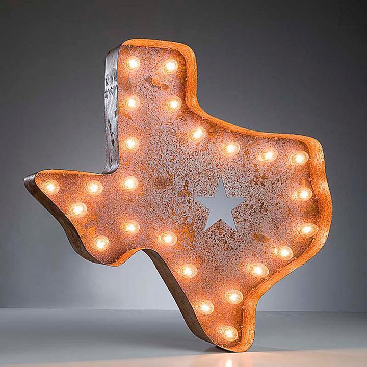 24 Texas Vintage Marquee Lights Sign Rustic Buy Marquee Lights Online The Rusty Marquee