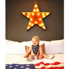 Marquee Symbol Lights - 36" Large Star Vintage Marquee Sign With Lights (Rustic)
