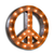 48" Peace Sign Vintage Marquee Sign with Lights (Rustic)