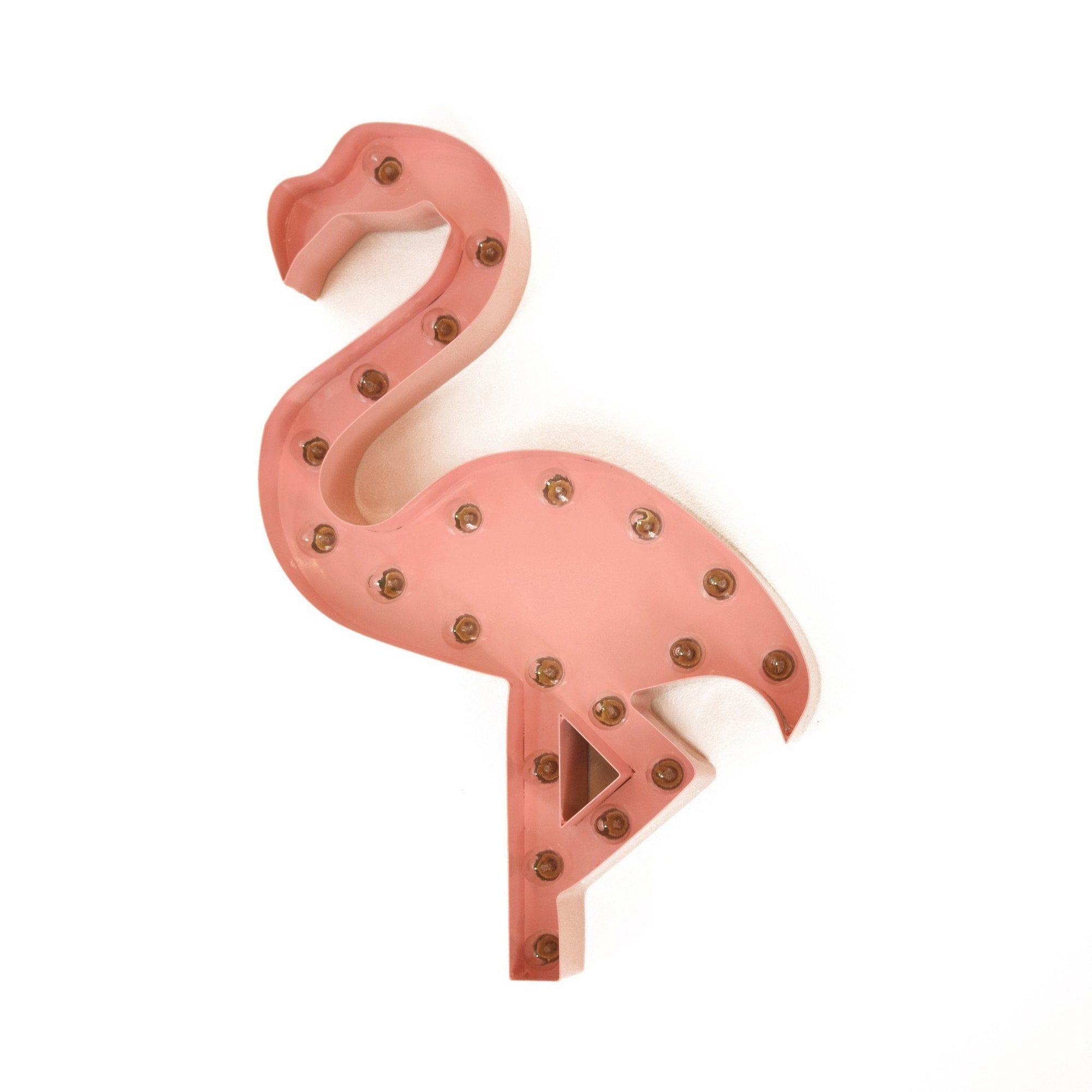 Flamingo marquee light top
