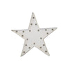 Marquee Symbol Lights - One Foot Small Star Vintage Marquee Sign (White Finish)